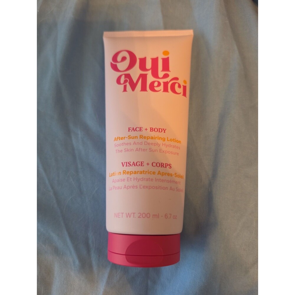 Oui Merci After-Sun Repairing Lotion Face & Body Vanilla, 6.7 fl oz
